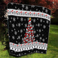 Skull Santa Quilt Tree Skull Santa Ugly Christmas - Wonder Print Shop