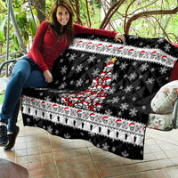 Skull Santa Quilt Tree Skull Santa Ugly Christmas - Wonder Print Shop