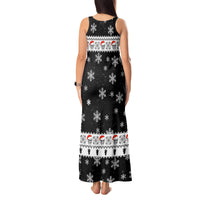 Skull Santa Tank Maxi Dress Tree Skull Santa Ugly Christmas - Wonder Print Shop