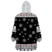 Skull Santa Wearable Blanket Hoodie Tree Skull Santa Ugly Christmas - Wonder Print Shop