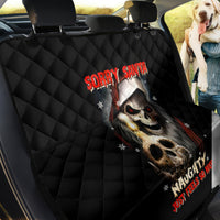 Skeleton Santa Claus Back Car Seat Cover Sorry Santa Naughty Just Feels So Nice - Wonder Print Shop