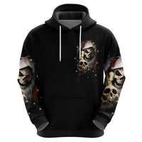 Skeleton Santa Claus Hoodie Sorry Santa Naughty Just Feels So Nice - Wonder Print Shop