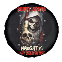 Skeleton Santa Claus Spare Tire Cover Sorry Santa Naughty Just Feels So Nice - Wonder Print Shop