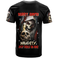 Skeleton Santa Claus T Shirt Sorry Santa Naughty Just Feels So Nice - Wonder Print Shop