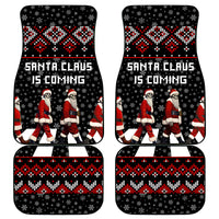 Skeleton Santa Claus Car Mats Santa Claus Is Coming Cross Street - Wonder Print Shop