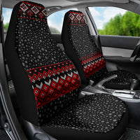 Skeleton Santa Claus Car Seat Cover Santa Claus Is Coming Cross Street - Wonder Print Shop
