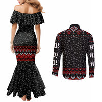 skeleton-santa-claus-couples-matching-mermaid-dress-and-long-sleeve-button-shirt-santa-claus-is-coming-cross-street