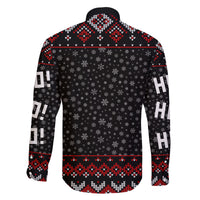 Skeleton Santa Claus Family Matching Short Sleeve Bodycon Dress and Hawaiian Shirt Santa Claus Is Coming Cross Street - Wonder Print Shop