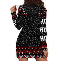 Skeleton Santa Claus Hoodie Dress Santa Claus Is Coming Cross Street - Wonder Print Shop