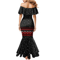 Skeleton Santa Claus Mermaid Dress Santa Claus Is Coming Cross Street - Wonder Print Shop