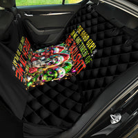Sugar Skull Santa Back Car Seat Cover The Good Girl In Me Got Tired So Bitch In Me Came Out - Wonder Print Shop