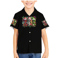 Sugar Skull Santa Family Matching Mermaid Dress and Hawaiian Shirt The Good Girl In Me Got Tired So Bitch In Me Came Out - Wonder Print Shop