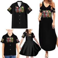 Sugar Skull Santa Family Matching Summer Maxi Dress and Hawaiian Shirt The Good Girl In Me Got Tired So Bitch In Me Came Out - Wonder Print Shop