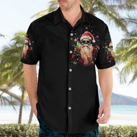 Skeleton Santa Claus Hawaiian Shirt Whe You're Dead Inside But It's Christmas - Wonder Print Shop