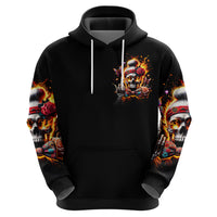 Lady Skull Hoodie Yes I'm A Bitch But Not Yours - Wonder Print Shop