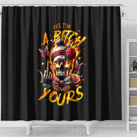 lady-skull-shower-curtain-yes-im-a-bitch-but-not-yours