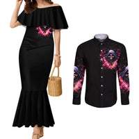 rose-skull-couples-matching-mermaid-dress-and-long-sleeve-button-shirt-next-time-my-name-comes-out-of-your-mouth-choke-on-it-bitch