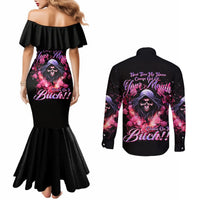 rose-skull-couples-matching-mermaid-dress-and-long-sleeve-button-shirt-next-time-my-name-comes-out-of-your-mouth-choke-on-it-bitch