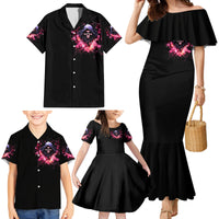 Rose Skull Family Matching Mermaid Dress and Hawaiian Shirt Next Time My Name Comes Out Of Your Mouth Choke On iT Bitch - Wonder Print Shop