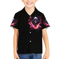 Rose Skull Family Matching Short Sleeve Bodycon Dress and Hawaiian Shirt Next Time My Name Comes Out Of Your Mouth Choke On iT Bitch - Wonder Print Shop