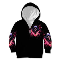 Rose Skull Kid Hoodie Next Time My Name Comes Out Of Your Mouth Choke On iT Bitch - Wonder Print Shop