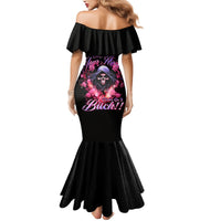 Rose Skull Mermaid Dress Next Time My Name Comes Out Of Your Mouth Choke On iT Bitch - Wonder Print Shop