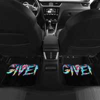 Lady Skull Car Mats Zero Fucks Given - Wonder Print Shop
