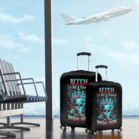 Da de los Muertos Skull Luggage Cover I'm Not A Princess I'm The Queen - Wonder Print Shop