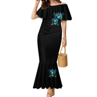 Día de los Muertos Skull Mermaid Dress I'm Not A Princess I'm The Queen - Wonder Print Shop