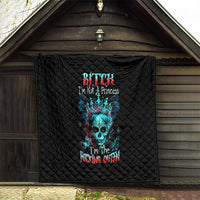 Da de los Muertos Skull Quilt I'm Not A Princess I'm The Queen - Wonder Print Shop