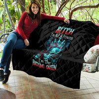 Da de los Muertos Skull Quilt I'm Not A Princess I'm The Queen - Wonder Print Shop