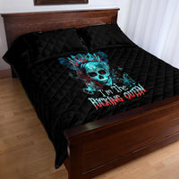 Da de los Muertos Skull Quilt Bed Set I'm Not A Princess I'm The Queen - Wonder Print Shop