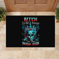 Da de los Muertos Skull Rubber Doormat I'm Not A Princess I'm The Queen - Wonder Print Shop