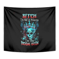Da de los Muertos Skull Tapestry I'm Not A Princess I'm The Queen - Wonder Print Shop