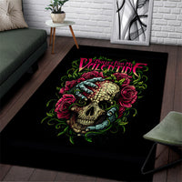 Viper Skull Area Rug Bullet For My Valentine - Wonder Print Shop