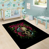 Viper Skull Area Rug Bullet For My Valentine - Wonder Print Shop