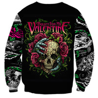 Viper Skull Sweatshirt Bullet For My Valentine - Wonder Print Shop