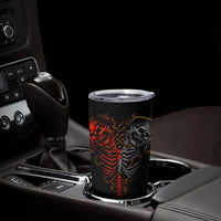 Skull Tumbler Cup Devil And Angel Twin Skull - Wonder Print Shop