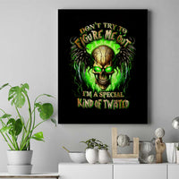 Skull Canvas Wall Art Don't Try To Figured Me Out - Wonder Print Shop