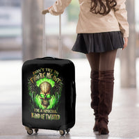 Skull Luggage Cover Don't Try To Figured Me Out - Wonder Print Shop