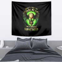 Skull Tapestry Don't Try To Figured Me Out - Wonder Print Shop