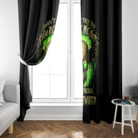 Skull Window Curtain Don't Try To Figured Me Out - Wonder Print Shop