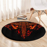 flame-skull-round-carpet-skull-face-inside-me