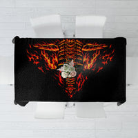 Flame Skull Tablecloth SKull Face Inside Me - Wonder Print Shop