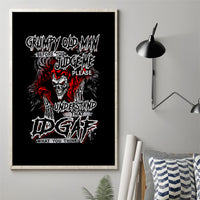 Skull Canvas Wall Art Before Your Judge Me Pls Understand - Wonder Print Shop