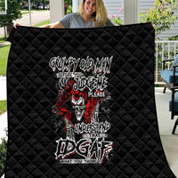 Skull Quilt Before Your Judge Me Pls Understand - Wonder Print Shop