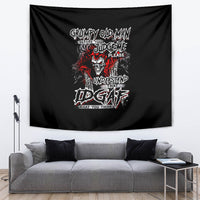 Skull Tapestry Before Your Judge Me Pls Understand - Wonder Print Shop