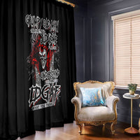 Skull Window Curtain Before Your Judge Me Pls Understand - Wonder Print Shop