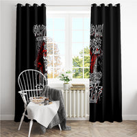 Skull Window Curtain Before Your Judge Me Pls Understand - Wonder Print Shop
