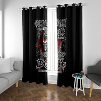 Skull Window Curtain Before Your Judge Me Pls Understand - Wonder Print Shop